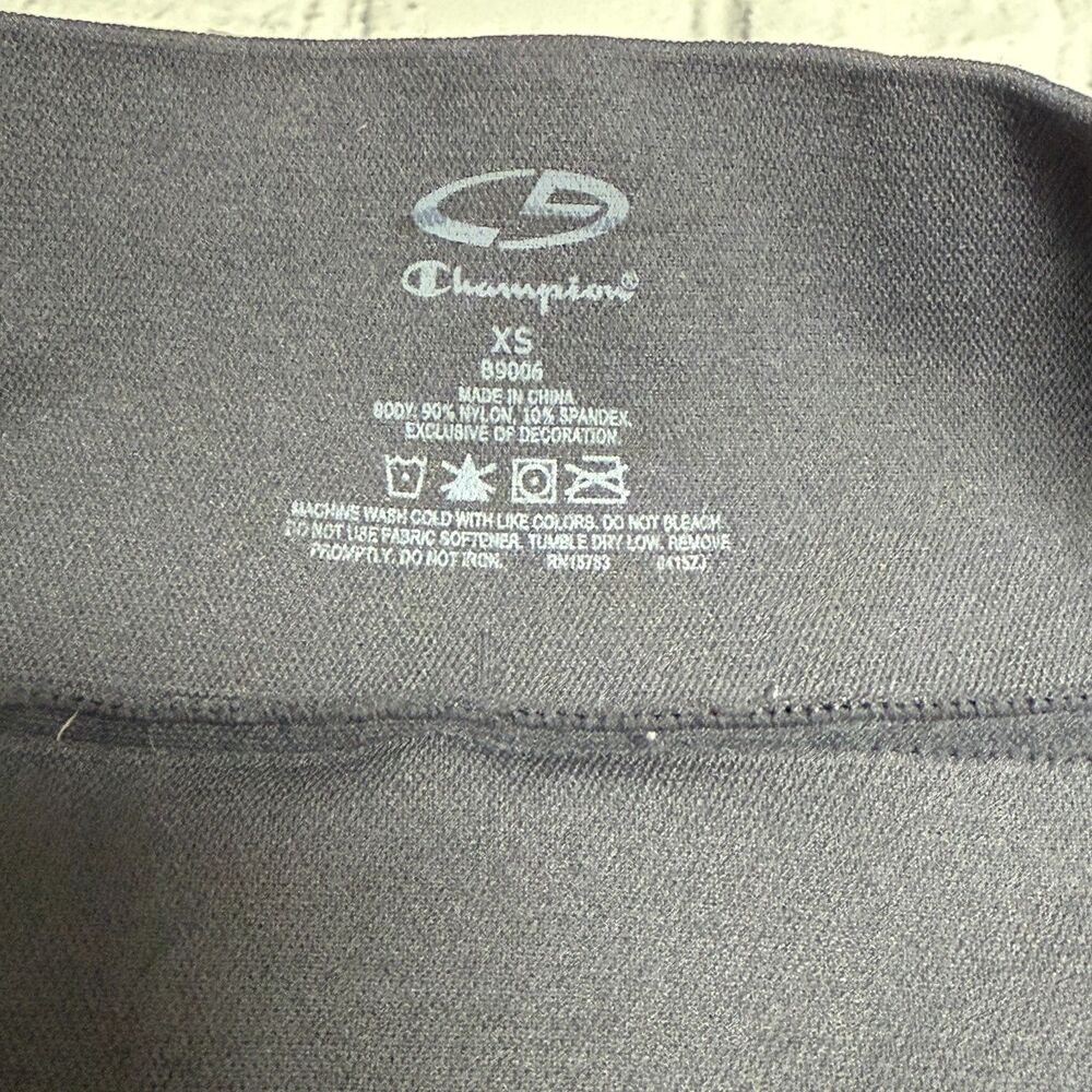 Champion Women’s Charcoal Gray Cropped Leggings Size XS - Picture 4 of 5